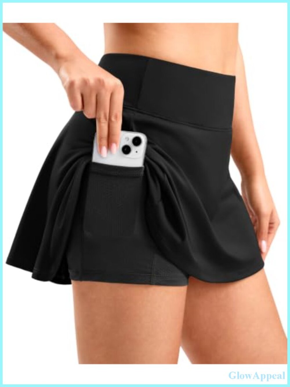High Waisted Pleated Tennis Skorts for Women with Pockets Athletic Skirts